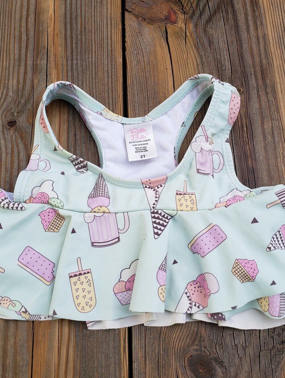 Ruffle Butts Bikini Top